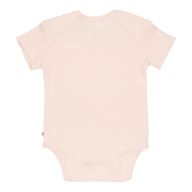 Little Dutch Romper Korte Mouw Rib Pink - Little Dutch - Babywinkel - 8720168538215