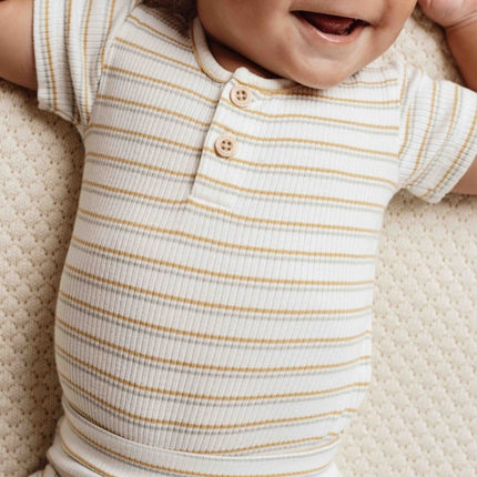 Little Dutch Romper Multi Streep Korte Mouw - Little Dutch - Babywinkel - 8720986873352