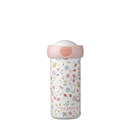 Little Dutch Schoolbeker Campus 300ml Flowers & Butterflies - Little Dutch - Babywinkel - 8720294016465