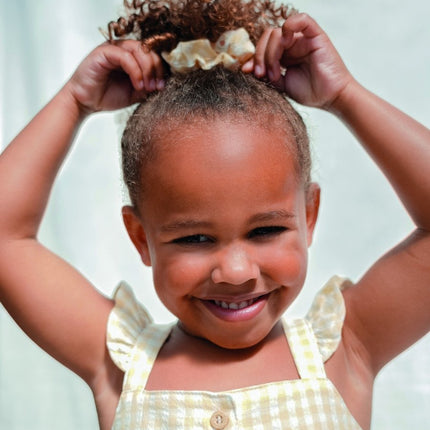 Little Dutch Scrunchie White Meadows/Sunshine Checks/Flower Pink 3St - Little Dutch - Babywinkel - 8720847026484