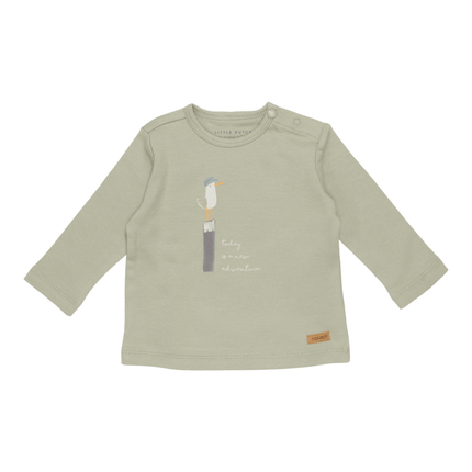 Little Dutch Shirt Lange Mouw Seagull Olive - Little Dutch - Babywinkel - 8720168539014