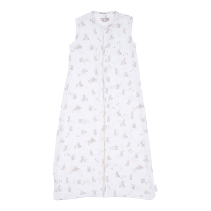 Little Dutch Slaapzak Baby Zomer Hydrofiel Wit Baby Bunny