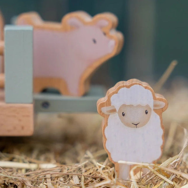 Little Dutch Speelgoed Auto Tractor met Trailer Little Farm koop je bij Babywinkel