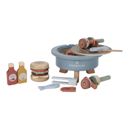 Little Dutch Speelgoed Bbq Hout - Little Dutch - Babywinkel - 8713291880214