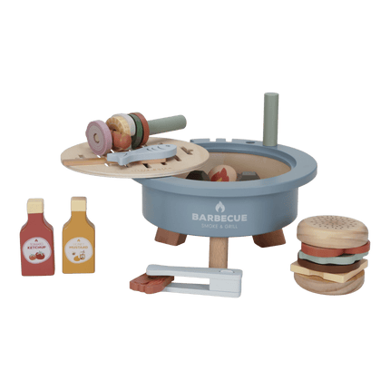 Little Dutch Speelgoed Bbq Hout - Little Dutch - Babywinkel - 8713291880214