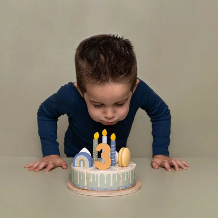 Little Dutch Speelgoed Taart Blauw - Little Dutch - Babywinkel - 8713291880160