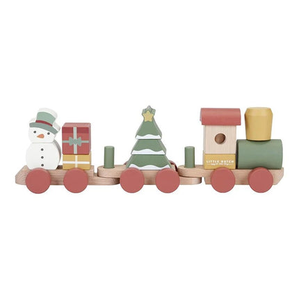 Little Dutch Speelgoed Trein Kerst - Little Dutch - Babywinkel - 8713291448612