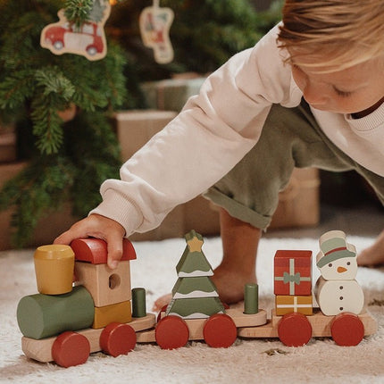 Little Dutch Speelgoed Trein Kerst - Little Dutch - Babywinkel - 8713291448612