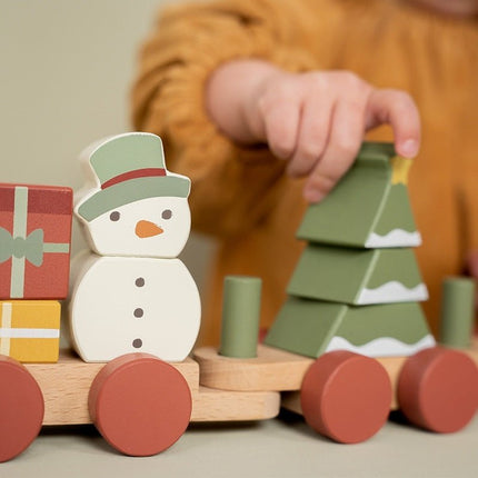 Little Dutch Speelgoed Trein Kerst - Little Dutch - Babywinkel - 8713291448612