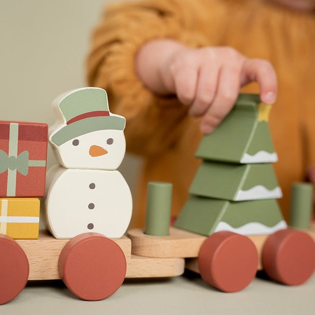 Little Dutch Speelgoed Trein Kerst - Little Dutch - Babywinkel - 8713291448612