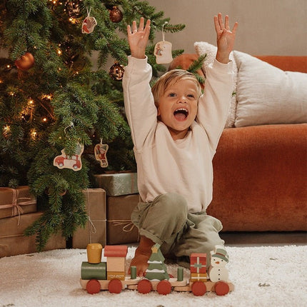 Little Dutch Speelgoed Trein Kerst - Little Dutch - Babywinkel - 8713291448612
