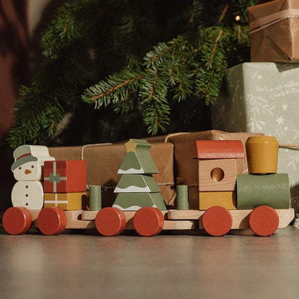 Little Dutch Speelgoed Trein Kerst - Little Dutch - Babywinkel - 8713291448612