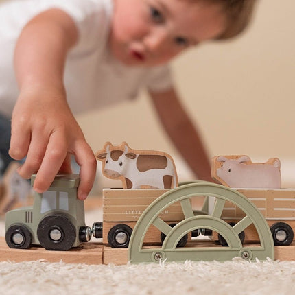 Little Dutch Speelgoed Treinbaan Little Farm - Little Dutch - Babywinkel - 8713291771512