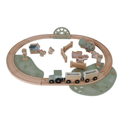 Little Dutch Speelgoed Treinbaan Little Farm - Little Dutch - Babywinkel - 8713291771512