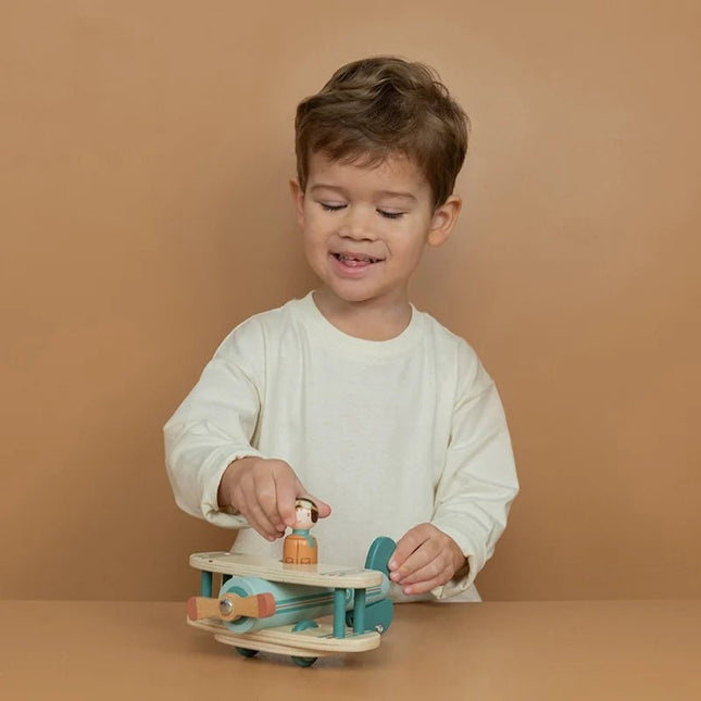 Little Dutch Speelgoed Vliegtuig Hout - Little Dutch - Babywinkel - 8713291880207