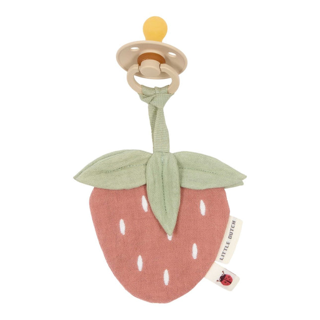 Little Dutch Speendoekje Aardbei koop je bij Babywinkel