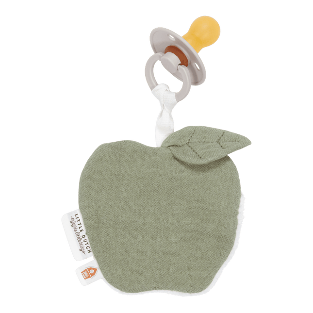 Little Dutch Speendoekje Hydrofiel Appel Olive koop je bij Babywinkel