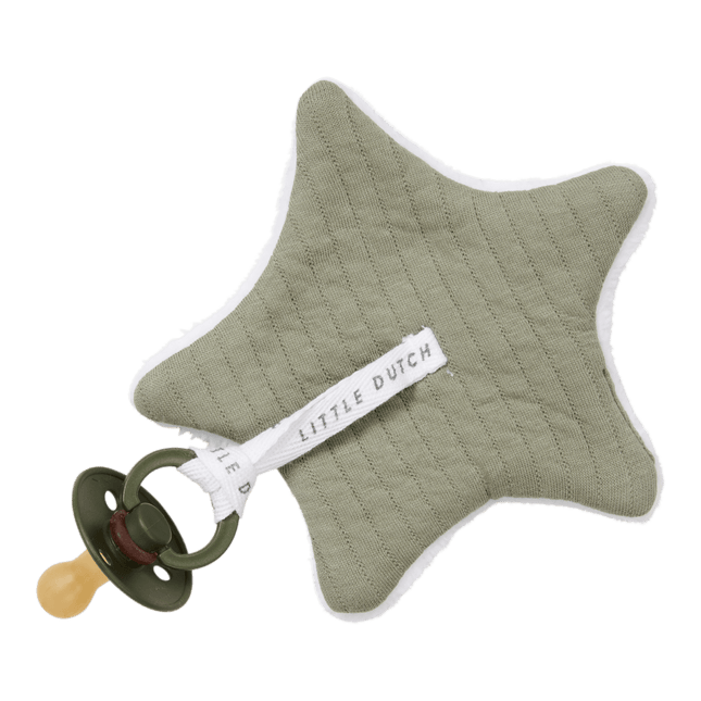 Little Dutch Speendoekje Pure Olive - Little Dutch - Babywinkel - 8719638748780