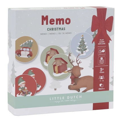 Little Dutch Spelletje Memo Kerst - Little Dutch - Babywinkel - 8713291448643