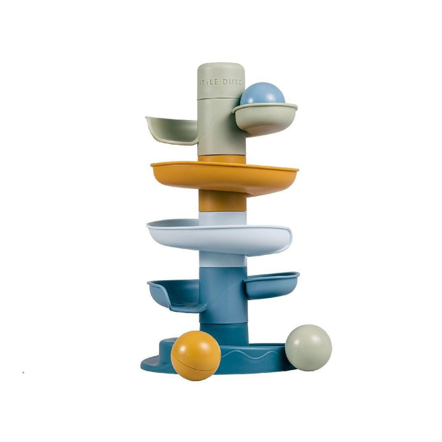 Little Dutch Stapeltoren Blauw met Ballen - Little Dutch - Babywinkel - 8712051094342