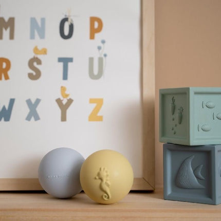Little Dutch Stapeltoren Ocean Blokken en Ballen Set 4 Delig - Little Dutch - Babywinkel - 8712051082011