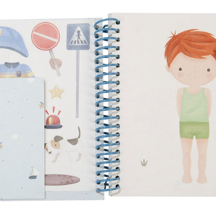Little Dutch Stickerboek Aankleedboek Jim En Friends - Little Dutch - Babywinkel - 8714274125407