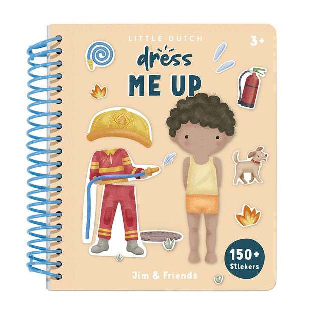 Little Dutch Stickerboek Aankleedboek Jim En Friends - Little Dutch - Babywinkel - 8714274125407