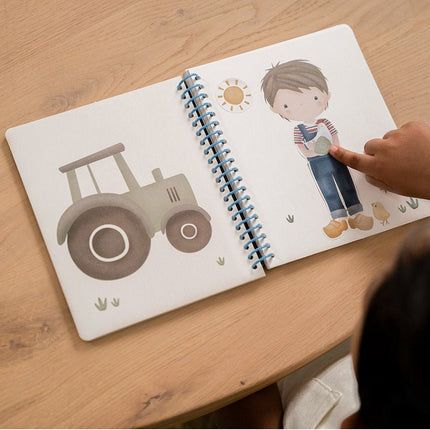Little Dutch Stickerboek Aankleedboek Jim En Friends - Little Dutch - Babywinkel - 8714274125407
