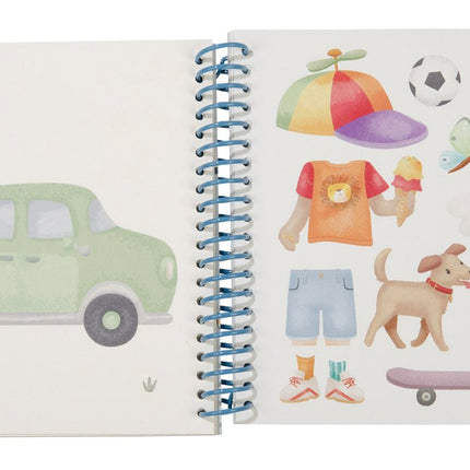 Little Dutch Stickerboek Aankleedboek Jim En Friends - Little Dutch - Babywinkel - 8714274125407