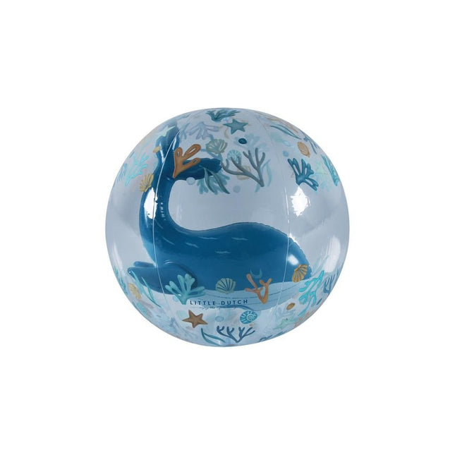 Little Dutch Strandbal 3D Ocean Dreams Blue - Little Dutch - Babywinkel - 8712051128849