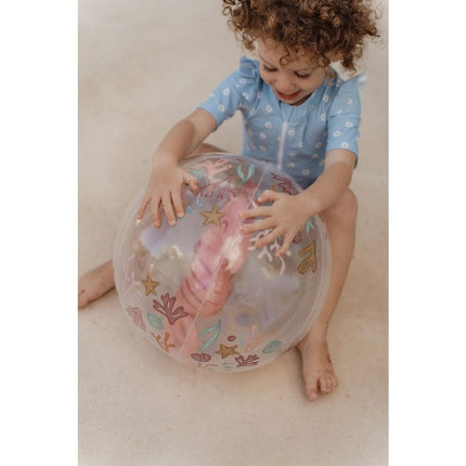 Little Dutch Strandbal 3D Ocean Dreams Pink - Little Dutch - Babywinkel - 8712051128818