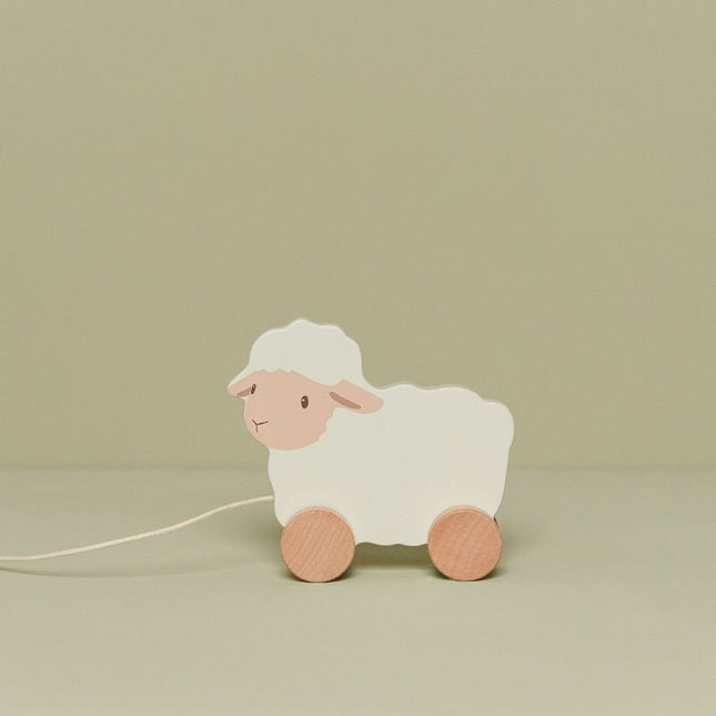 Little Dutch Trekfiguur Schaap Little Farm - Little Dutch - Babywinkel - 8713291771611
