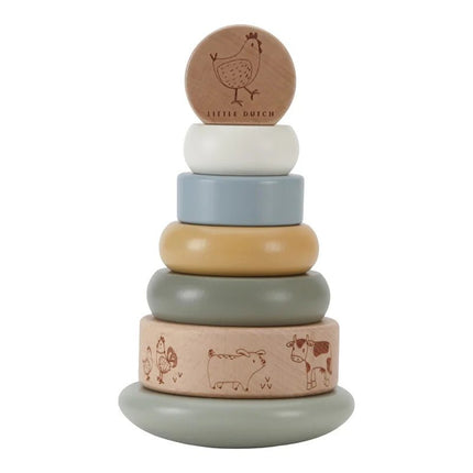 Little Dutch Tuimerlaar Stapeltoren Little Farm - Little Dutch - Babywinkel - 8713291771420