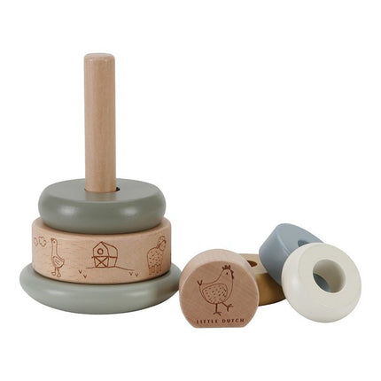 Little Dutch Tuimerlaar Stapeltoren Little Farm - Little Dutch - Babywinkel - 8713291771420