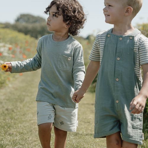 Little Dutch Tuinpakje Forest Green - Babywinkel - 8721122577035