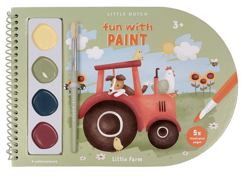 Little Dutch Verfboek Little Farm - Little Dutch - Babywinkel - 8714274125681