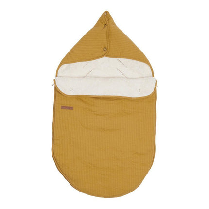 Little Dutch Voetenzak Autostoeltje 0+ Pure Ochre - Little Dutch - Babywinkel - 8720168535573