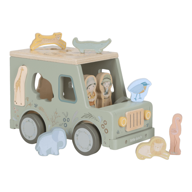 Little Dutch Vormenstoof Auto Safari koop je bij Babywinkel