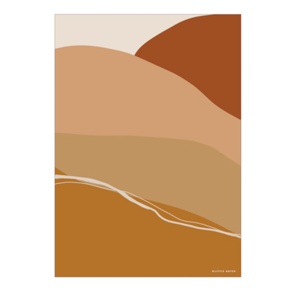 Little Dutch Wanddecoratie Poster A3 Horizon Rust - Little Dutch - Babywinkel - 8720168534170