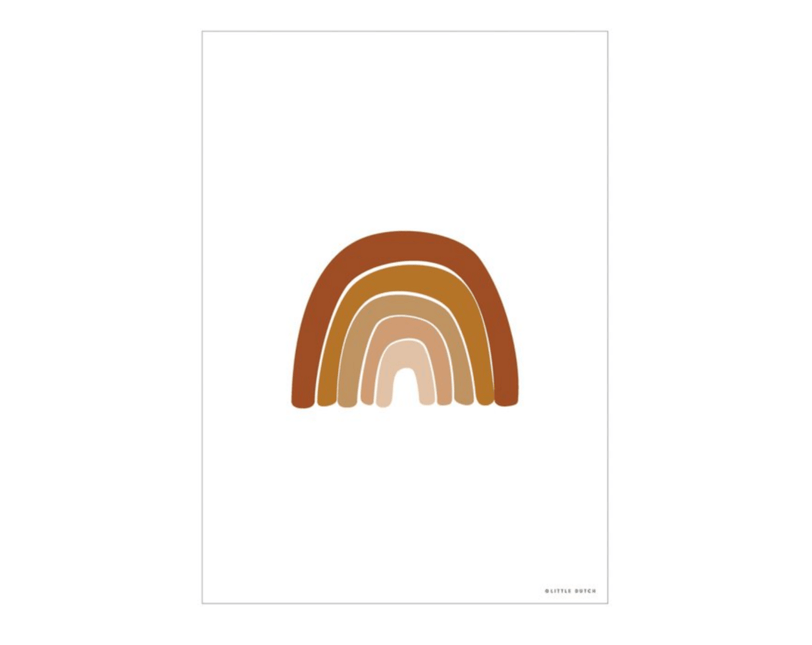 Little Dutch Wanddecoratie Poster A3 Horizon Rust koop je bij Babywinkel