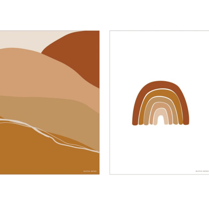 Little Dutch Wanddecoratie Poster A3 Horizon Rust - Little Dutch - Babywinkel - 8720168534170