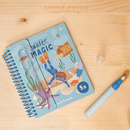 Little Dutch Water Tekenboek Jim En Friends - Little Dutch - Babywinkel - 8714274125469