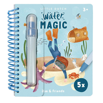 Little Dutch Water Tekenboek Jim En Friends - Little Dutch - Babywinkel - 8714274125469