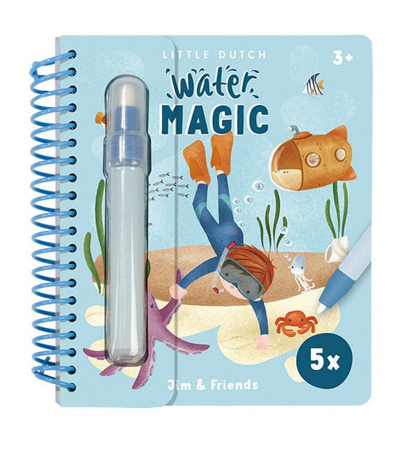 Little Dutch Water Tekenboek Jim En Friends - Little Dutch - Babywinkel - 8714274125469