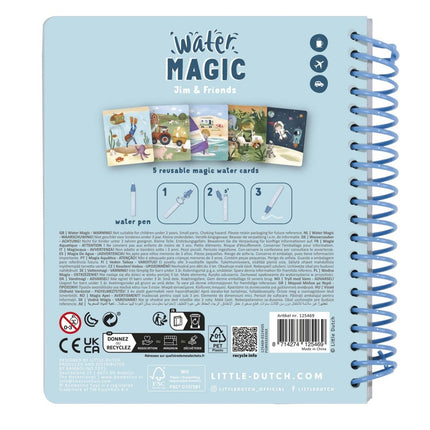 Little Dutch Water Tekenboek Jim En Friends - Little Dutch - Babywinkel - 8714274125469