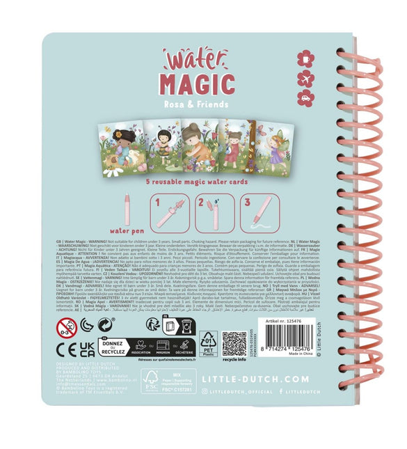Little Dutch Water Tekenboek Rosa En Friends - Little Dutch - Babywinkel - 8714274125476