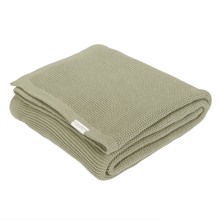 Little Dutch Wiegdeken Gebreid Olive - Little Dutch - Babywinkel - 8720847024374