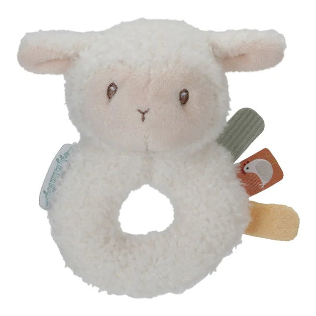 Little Dutch Zachte Ringrammelaar Schaap Little Farm koop je bij Babywinkel