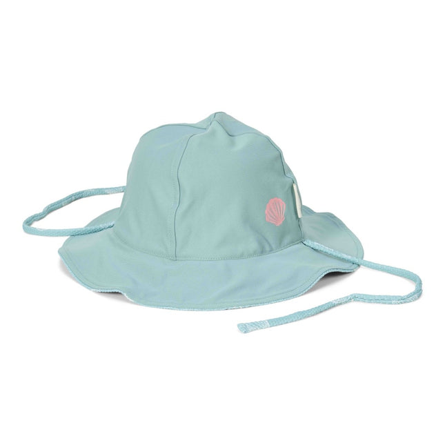 Little Dutch Zonnehoedje Baby Omkeerbaar Ocean Treasures Surf Blue - Babywinkel - 8721122575079