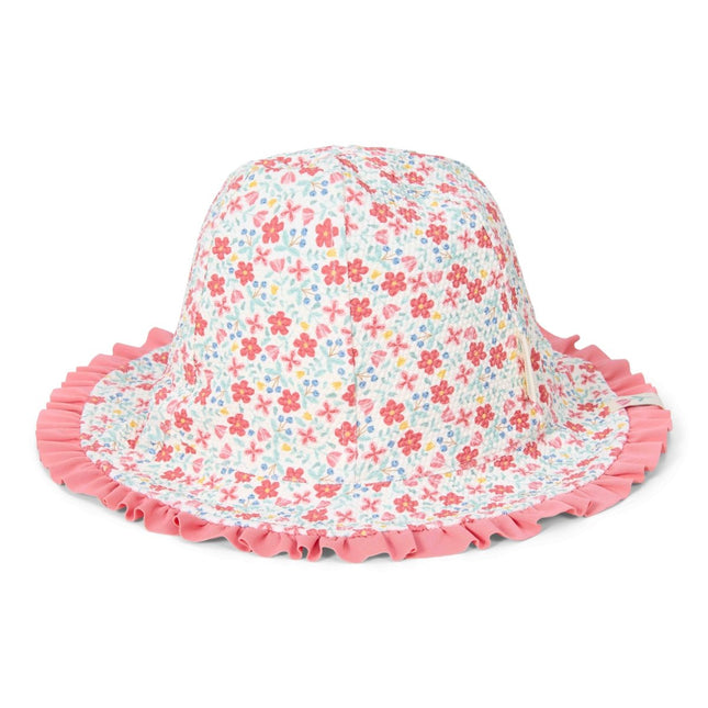 Little Dutch Zonnehoedje Baby Omkeerbaar Sunny Flowers Multi - Colour koop je bij Babywinkel